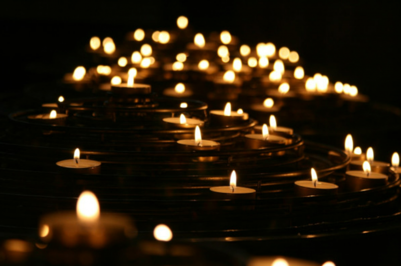 A lume di candela